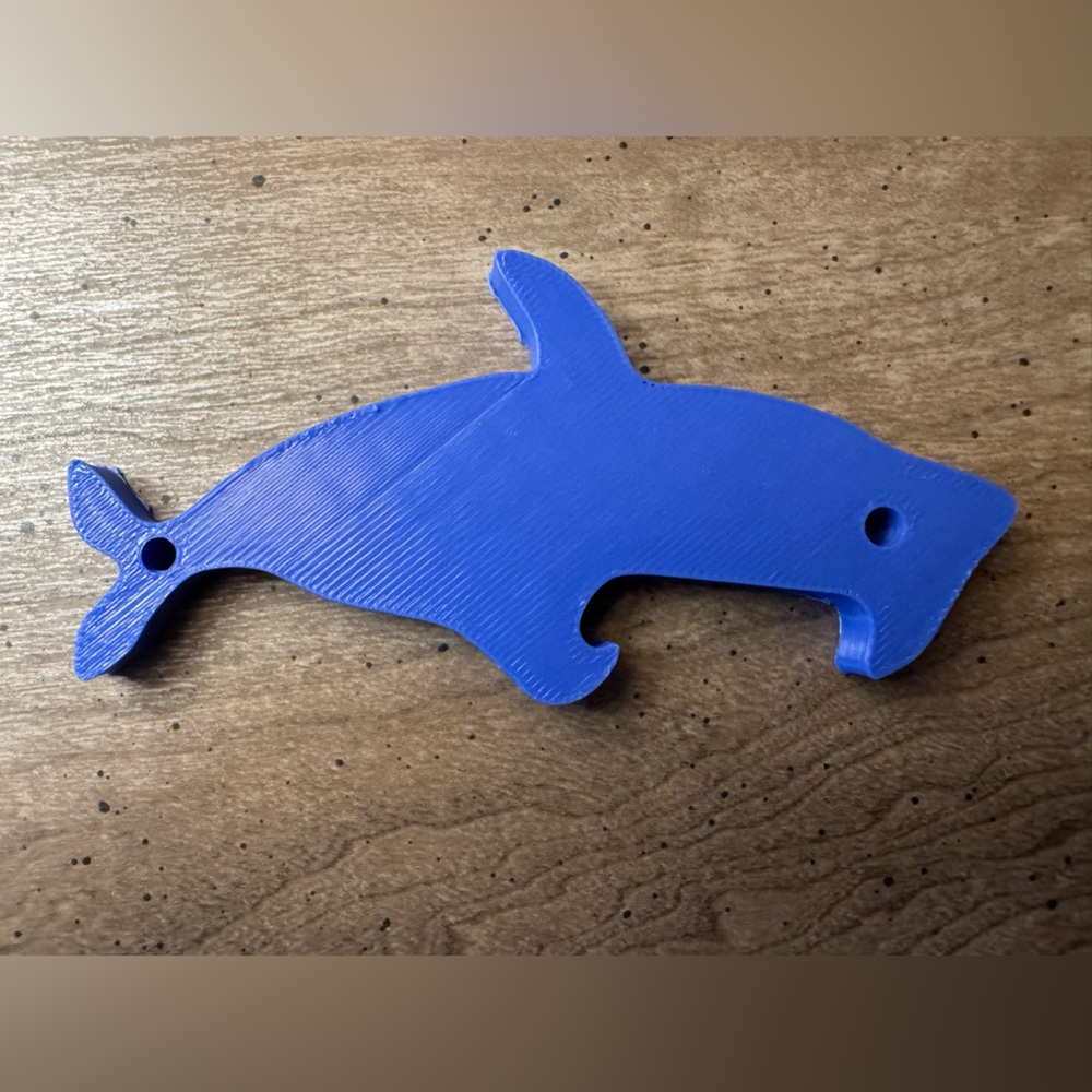 Blue Shark Bottle Opener - Picture 3 of 3